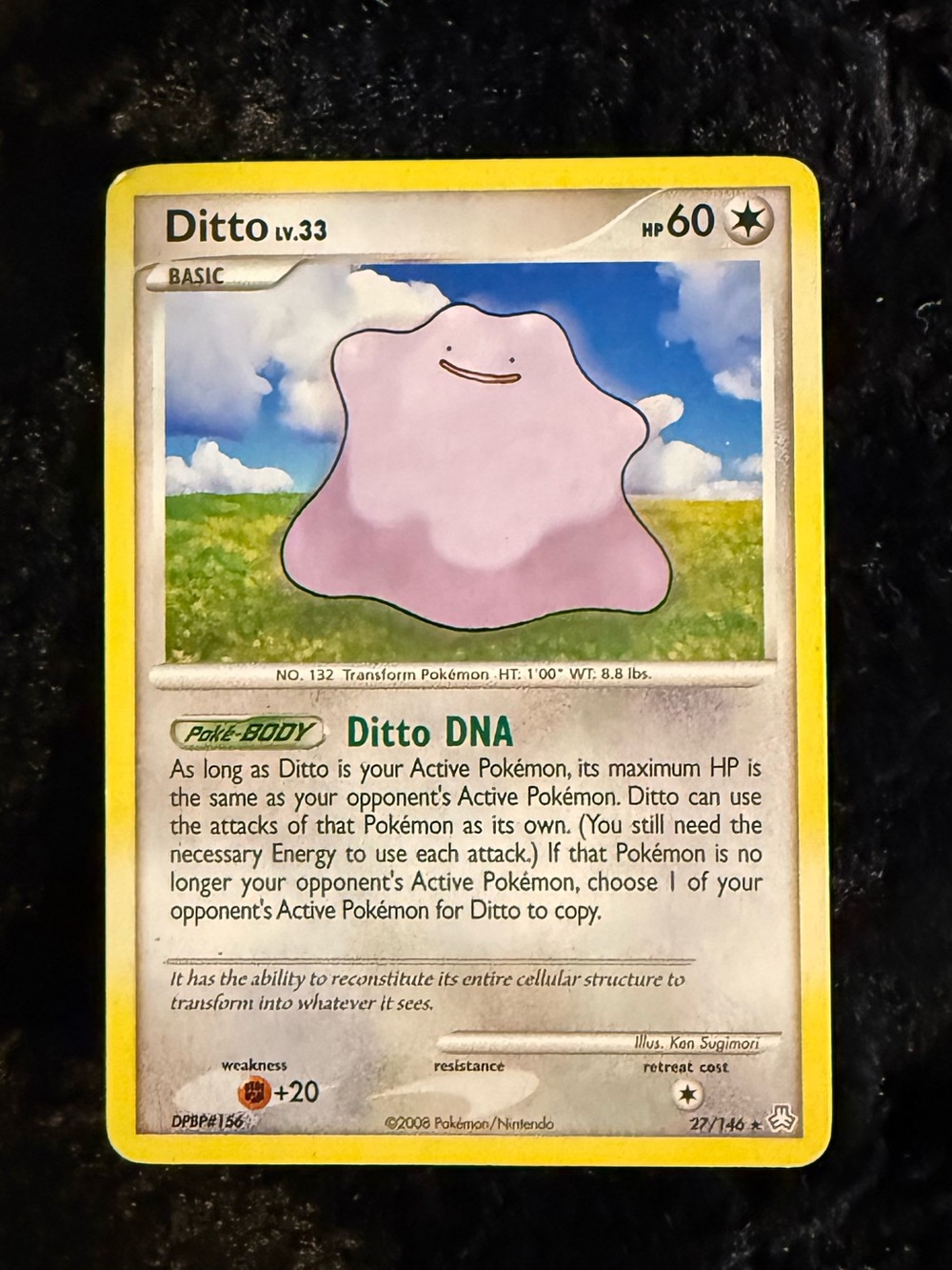 Ditto Pokémon Card #27/146